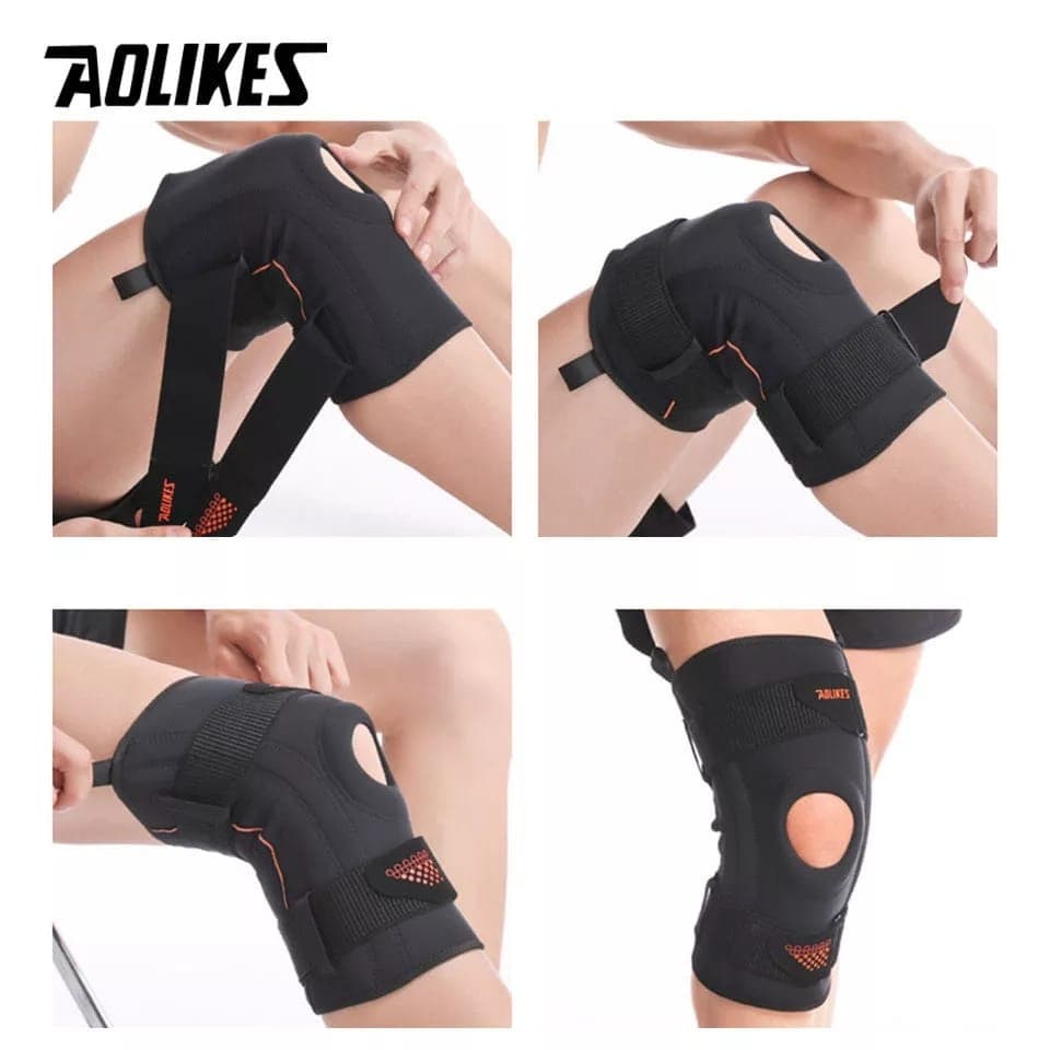 AOLIKES 7902 Knee Support Pelindung Lutut Knee Pad Dekker Deker Gym