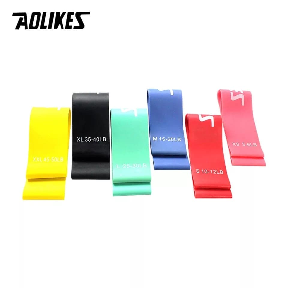 AOLIKES 3601 Resistance Band Fitness Pull Up TALI STRETCHING YOGA GYM Karet Elastis