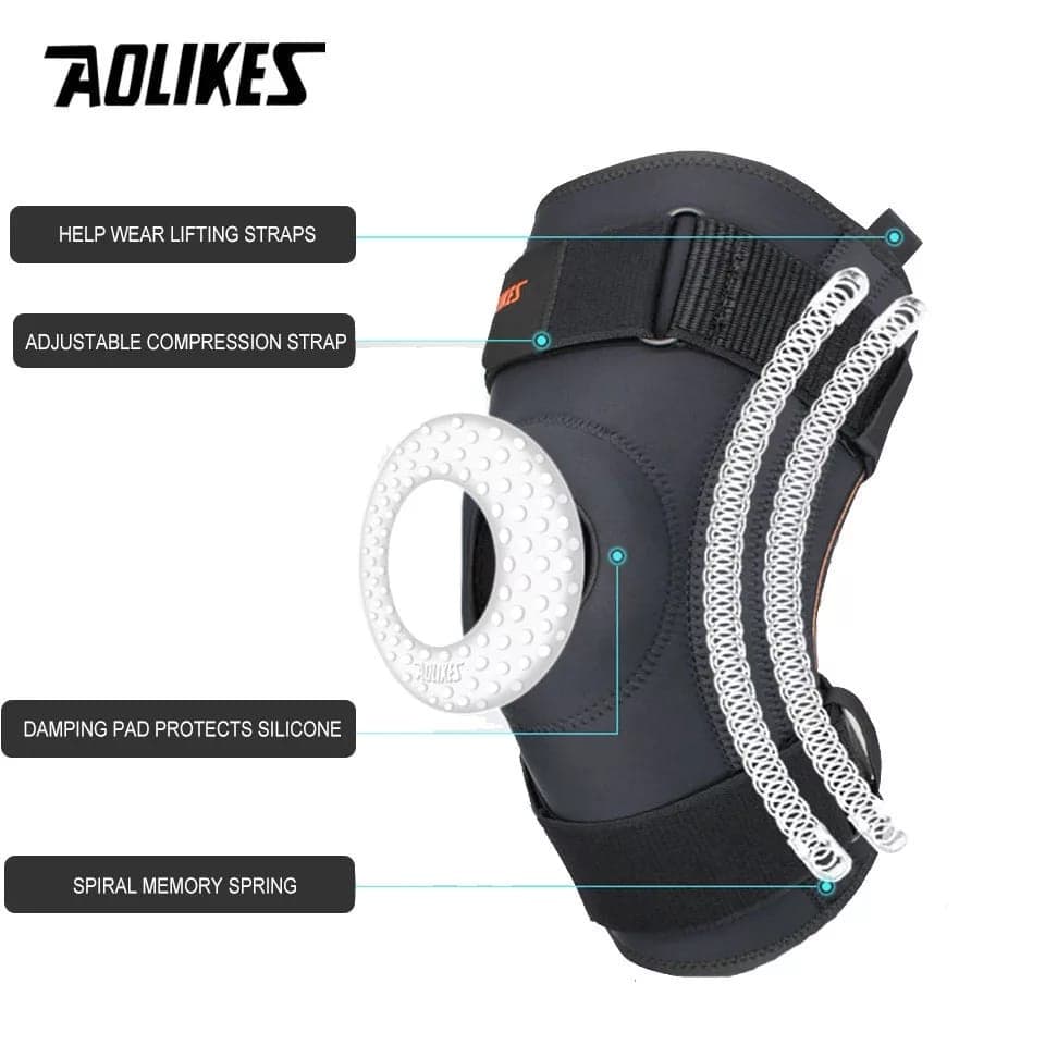 AOLIKES 7902 Knee Support Pelindung Lutut Knee Pad Dekker Deker Gym