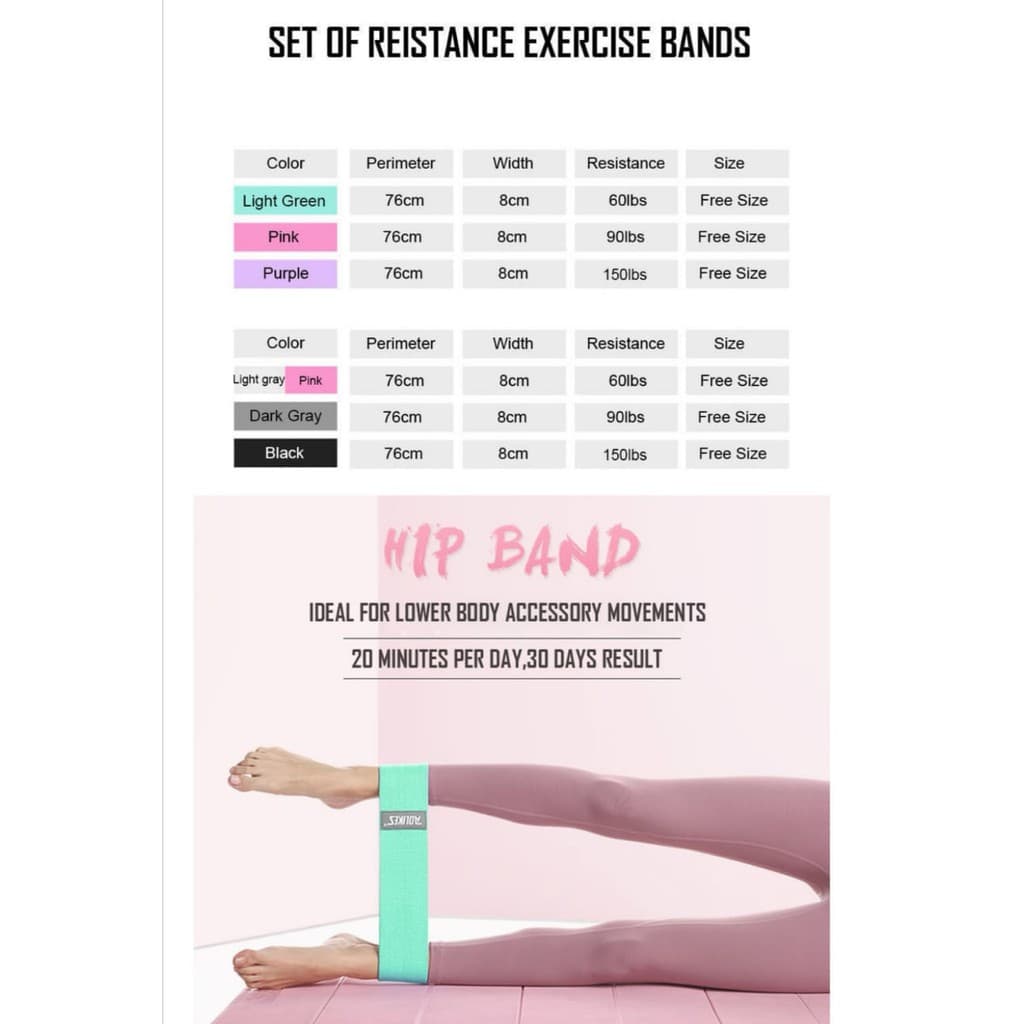 AOLIKES 3604 RESISTANCE BAND TUBE - LEG SUPPORT Elastic Karet YOGA PILATES