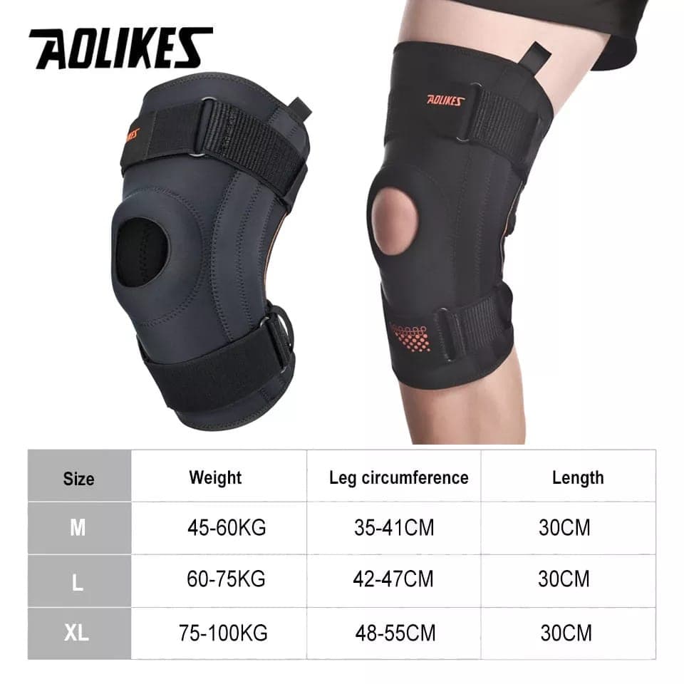 AOLIKES 7902 Knee Support Pelindung Lutut Knee Pad Dekker Deker Gym
