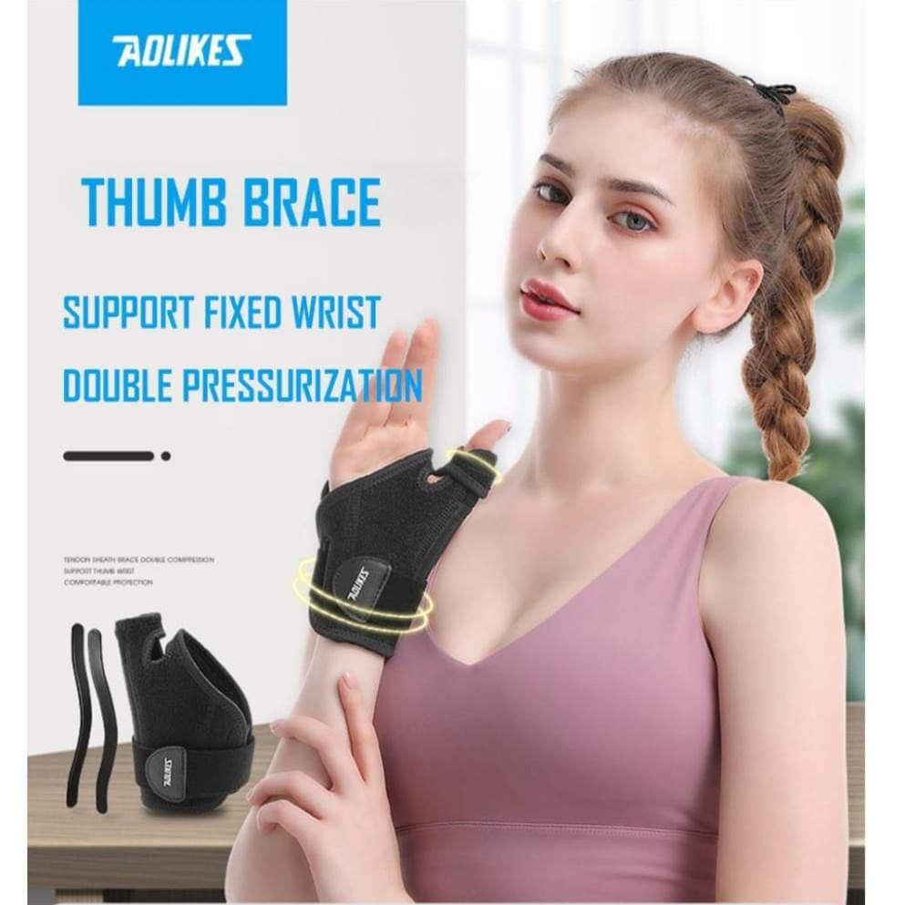 AOLIKES 1681- Finger Injury Pain Splint Support - Pelindung Jari Sakit