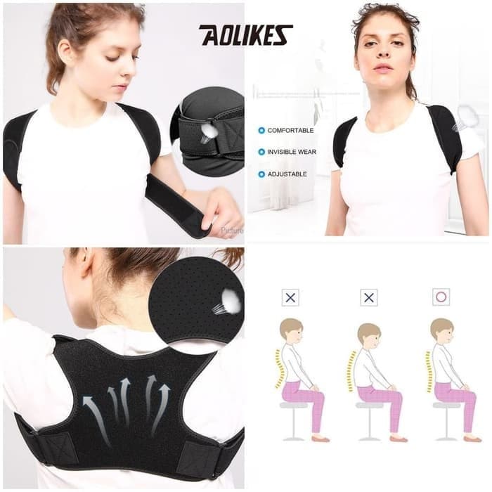 AOLIKES 3103 Penyangga Punggung Penegak Punggung Back Posture Bongkok