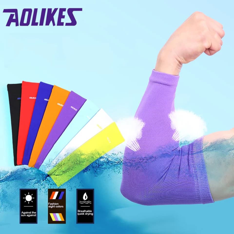 AOLIKES 7146 Arm Sleeve - Manset Tangan Sepeda - Arm Warmer - Elbow Support