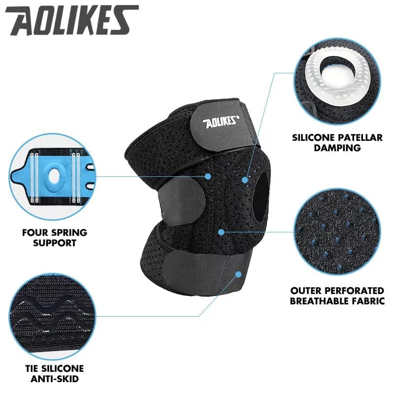 AOLIKES 7915 Knee Support Pelindung Lutut Kaki Dekker Deker Knee Pad