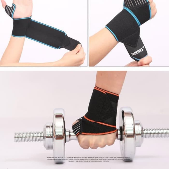 AOLIKES 1540 Hand Wrap Wrist Weight Lifting Handwrap Strap