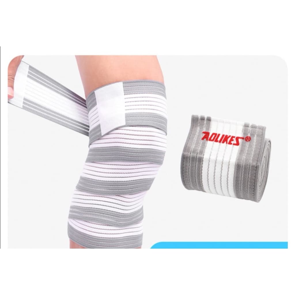 AOLIKES 1516 Knee Wrap Wraps Support Sleeve Deker Lutut Kaki Betis