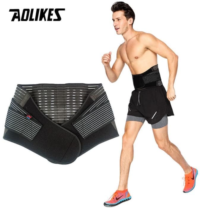 AOLIKES 7996 Lumbar Waist Back Support Belt Sabuk Penyangga Pinggang