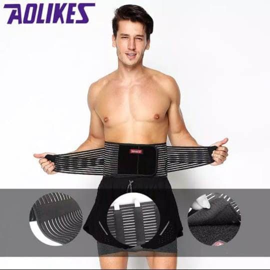 AOLIKES 7996 Lumbar Waist Back Support Belt Sabuk Penyangga Pinggang