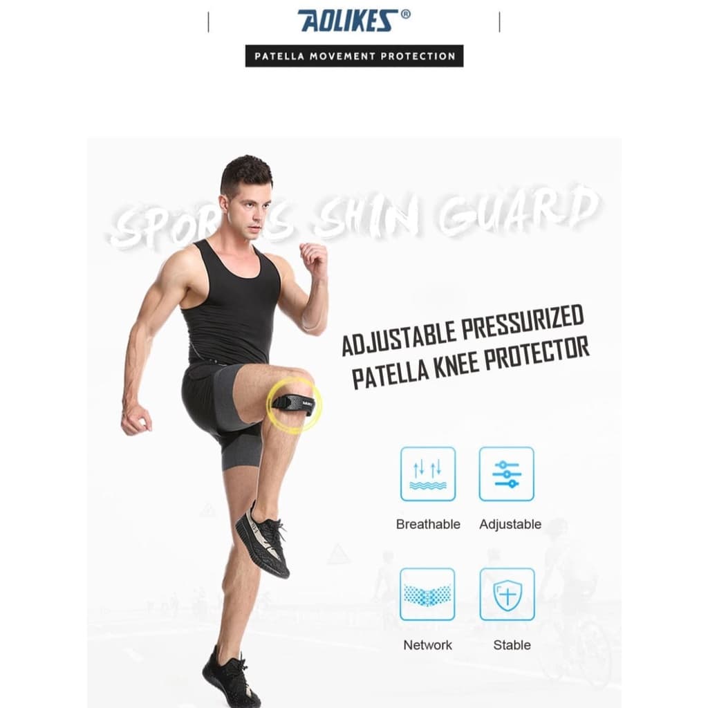 AOLIKES 7921 Knee Pad Pelindung Lutut Knee Support Dekker Deker Gym