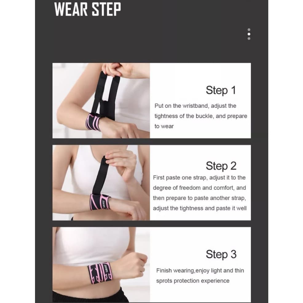 Aolikes 7930 Wrist Support Wristband Hand Wrap Wrist Pelindung Lengan Pergelangan Tangan Terkilir