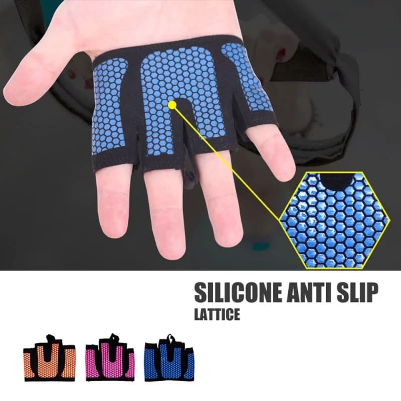AOLIKES 111 Gloves Sarung Tangan Anti Slip Gym Fitness Wrist Band Support Pelindung Pergelangan Tangan Terkilir