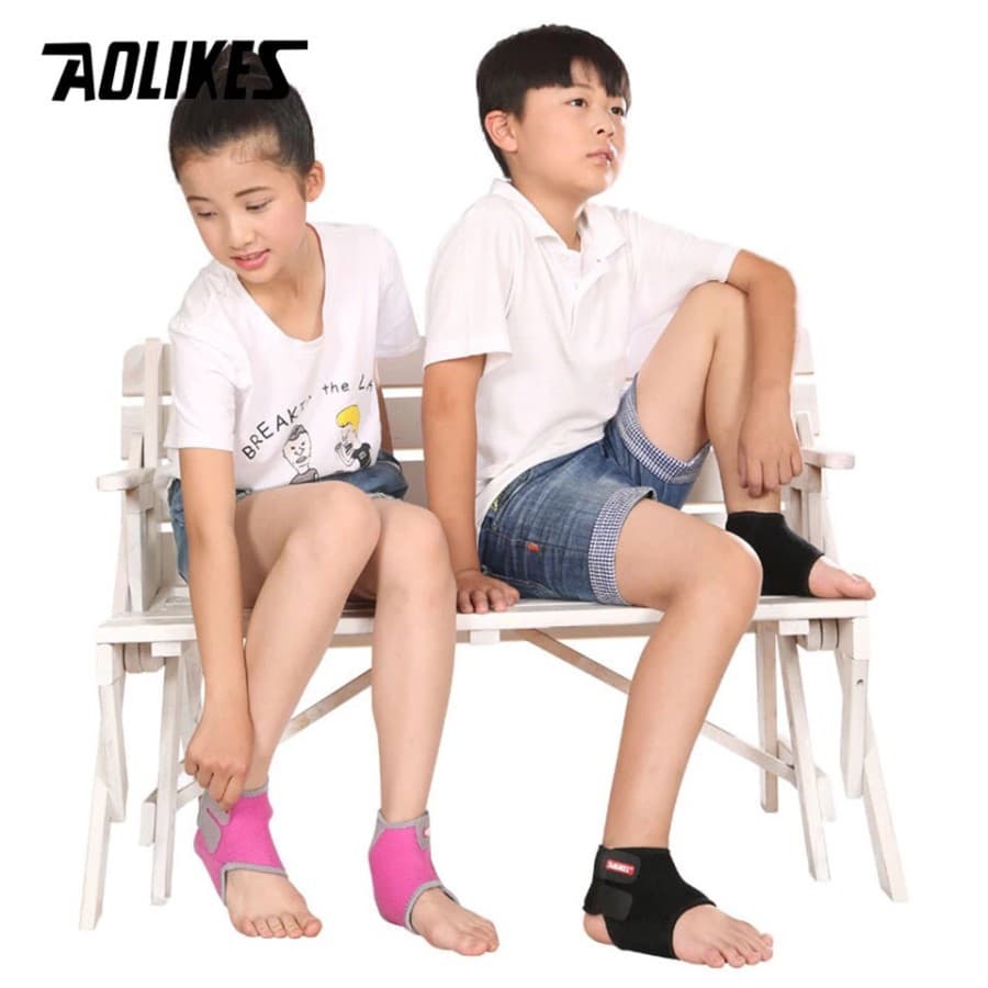 Aolikes 7128 Ankle Support Protector KID - Pelindung Ankle Kaki Anak