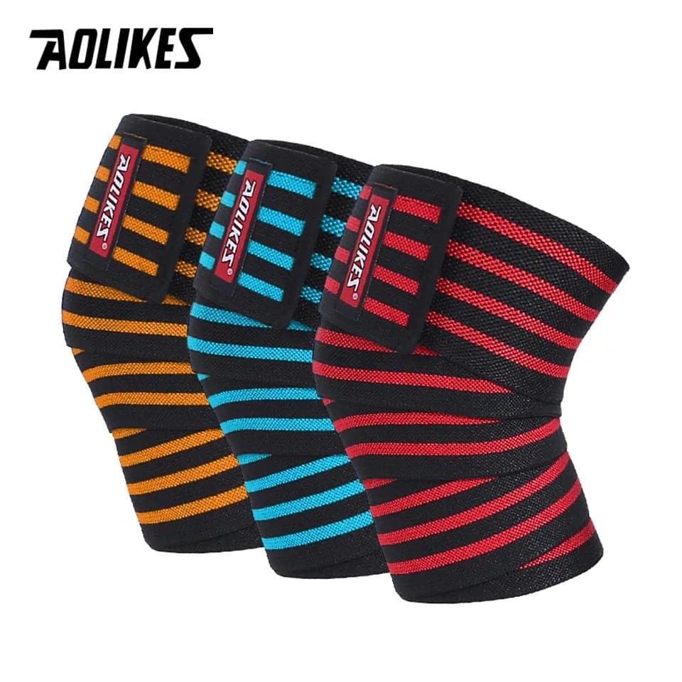 AOLIKES 7165 Pelindung Lutut Knee Support Wrap Wrist Strap Deker Dekker