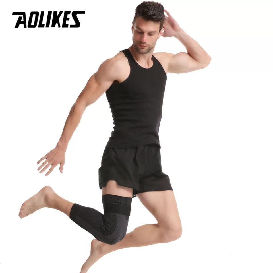 AOLIKES 7815 Pelindung Lutut Knee Pad Support Decker Deker Lutut Gym Leg Sleeve