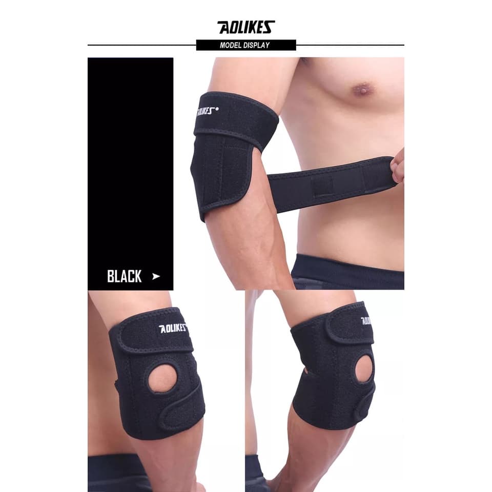 AOLIKES 7946 Elbow Pad Support Straps - Pelindung Dekker Siku Lengan