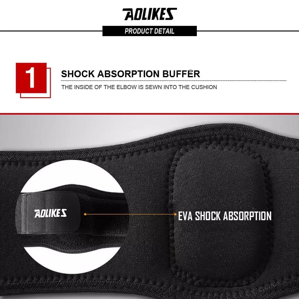 AOLIKES 7947 Elbow Slevee Support Wrap Wrist Pad Deker Siku Tangan