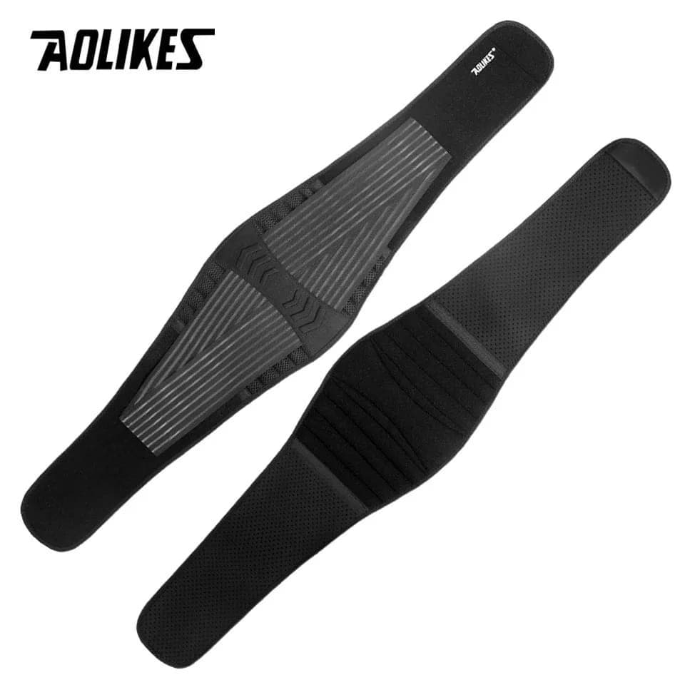 Aolikes 7998 Lumbar Waist Back Support Belt Sabuk Penyangga Pinggang Weighlifting Bodybuilding