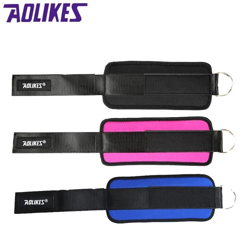 AOLIKES 7129 ANKLE LEG STRAP Weight Lifting Beban Kaki Ring Strap Fitness