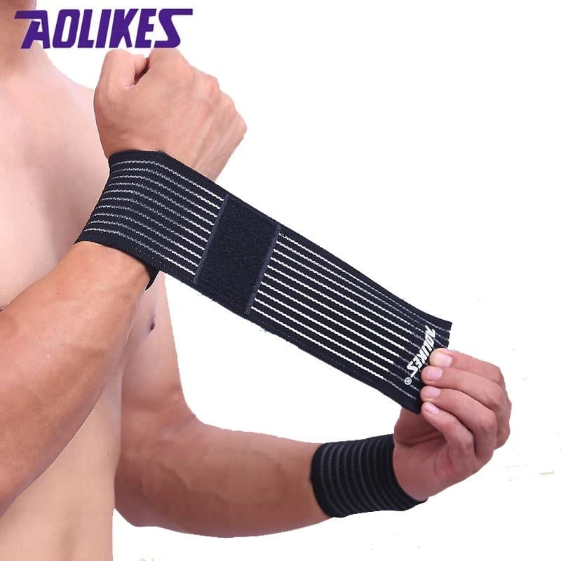 AOLIKES 1536 Wrist Support Bandage Deker Wrist Wrap Pelindung Pergelangan Tangan Terkilir — gambar 4