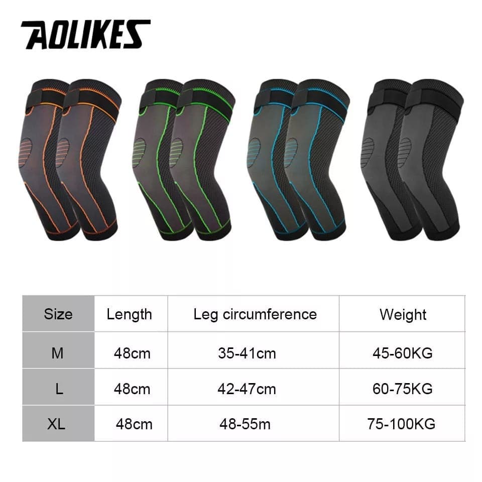 AOLIKES 7815 Pelindung Lutut Knee Pad Support Decker Deker Lutut Gym Leg Sleeve