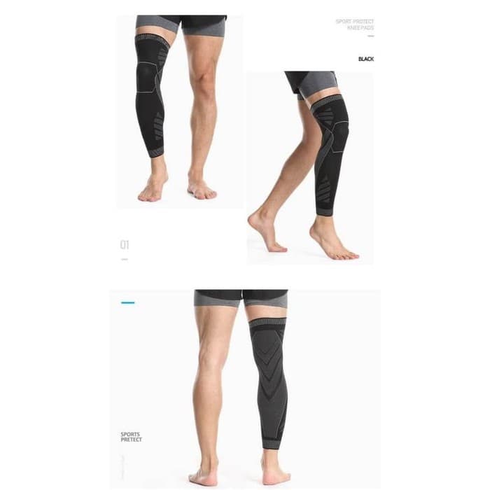 AOLIKES 7060- Knee Support Knee Pad - Pelindung Lutut Panjang Paha Betis