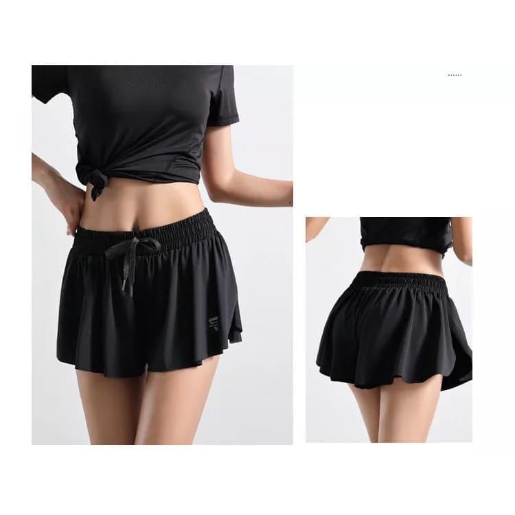 DX05 Celana Training Sport Pendek Wanita Senam Aerobik Gym Fitnes Yoga Hotpants