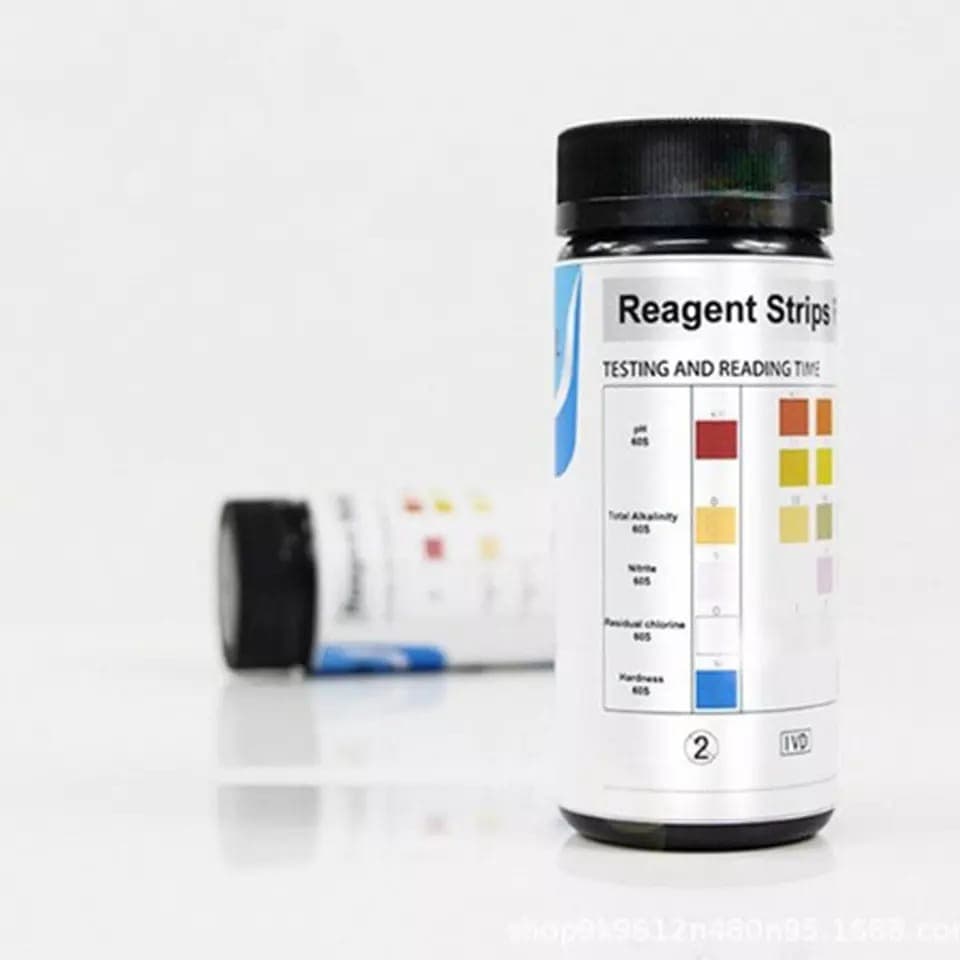 Alat Strip Test Tes Kualitas Air Water PH Alkalinity Chlorine Nitrite