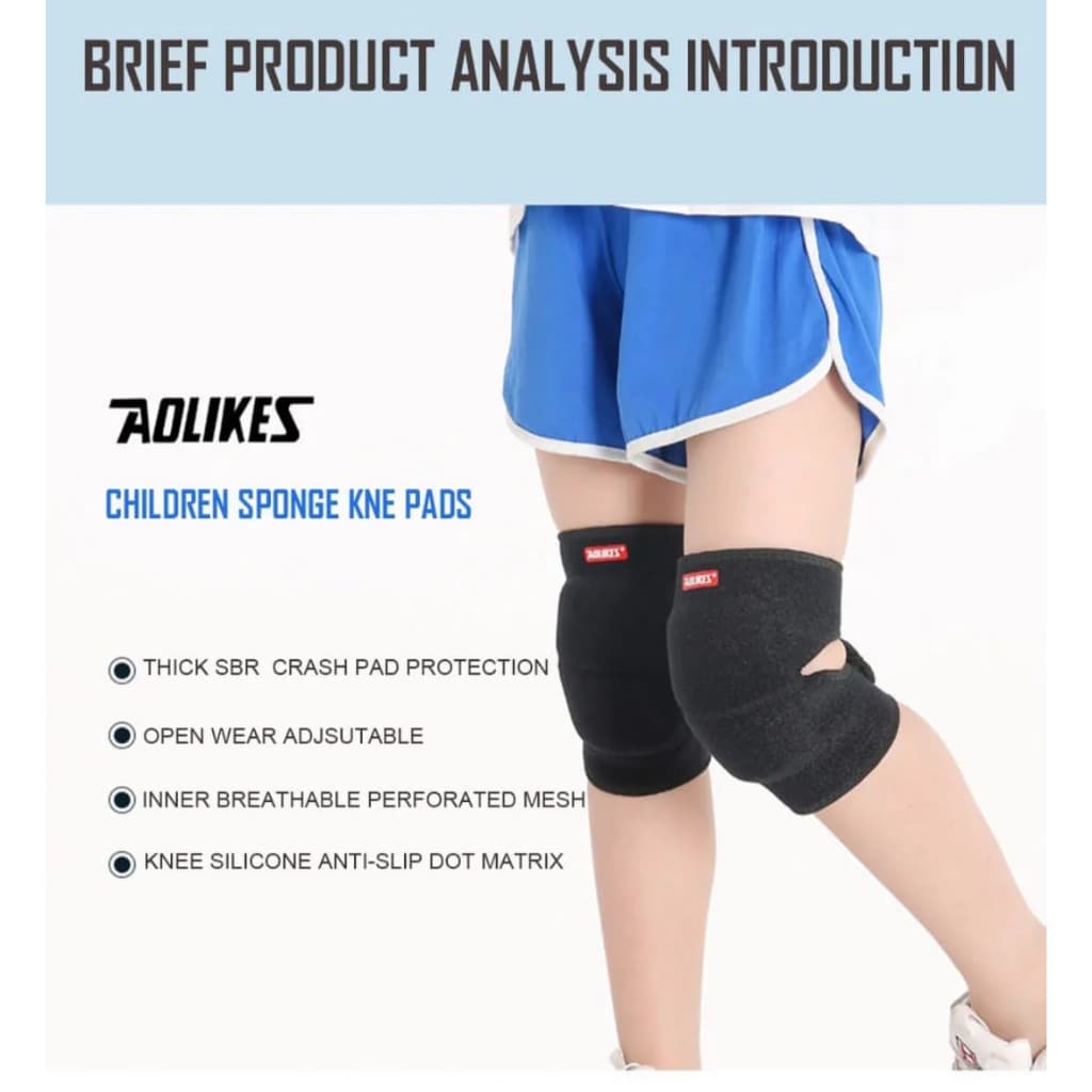 AOLIKES 7115 Knee Support Dekker Deker Pelindung Lutut Siku Anak