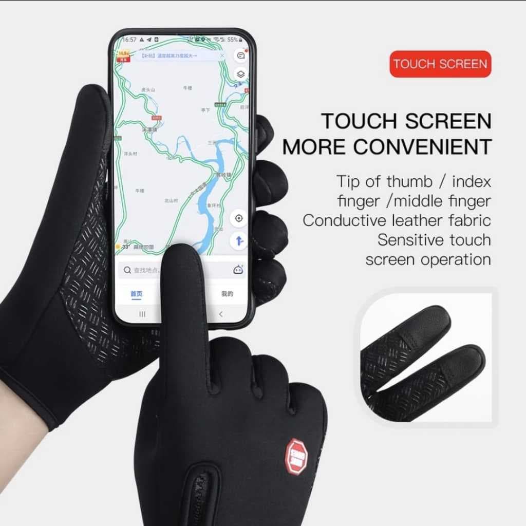 VILICO Sarung Tangan Motor Sepeda Touch Screen Waterproof Gloves