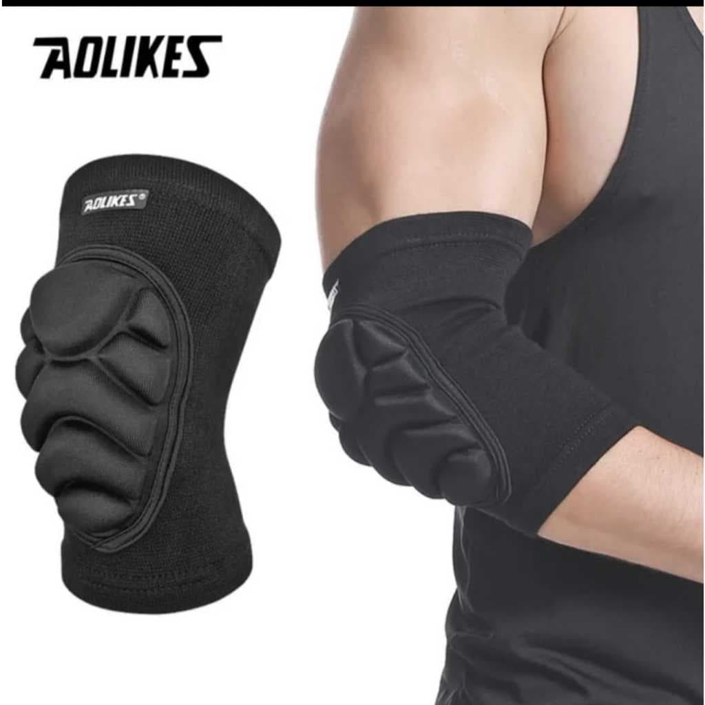 AOLIKES 0245 Pelindung Lengan Siku Deker Dekker Elbow Pad Olahraga Gym