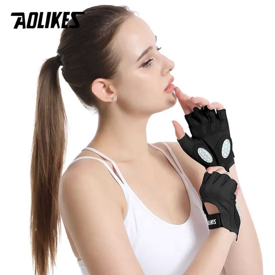 AOLIKES HS121 Sarung Tangan Olahraga Training Bodybuilding Fitness Glove Sport Angkat Beban