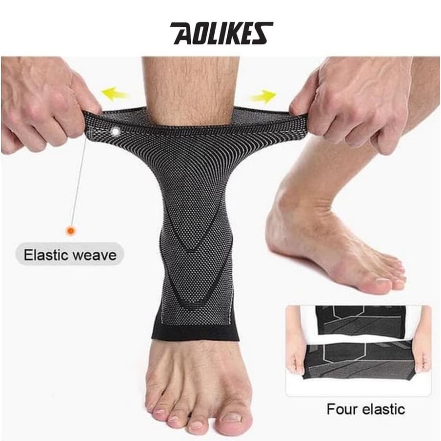 AOLIKES 7137 Pelindung Ankle Engkel Tumit Kaki Guard Ankle Pad Support