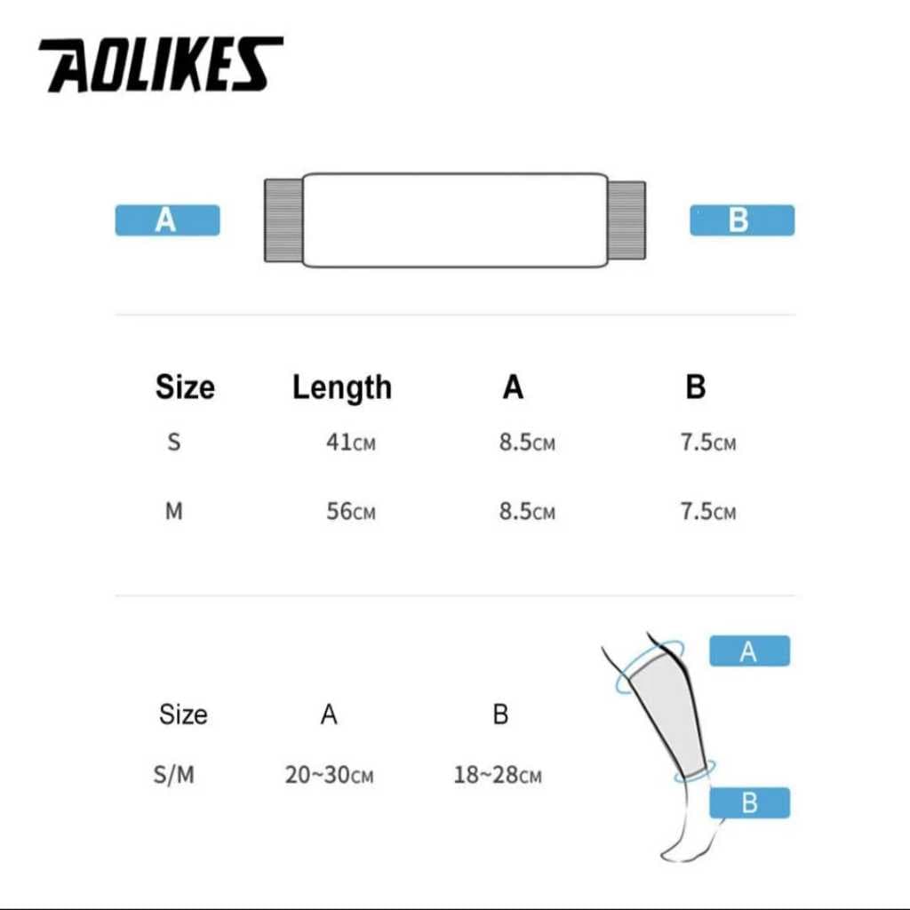 AOLIKES 7969 Deker Decker Pelindung Betis Lutut Kaki Tulang Kering