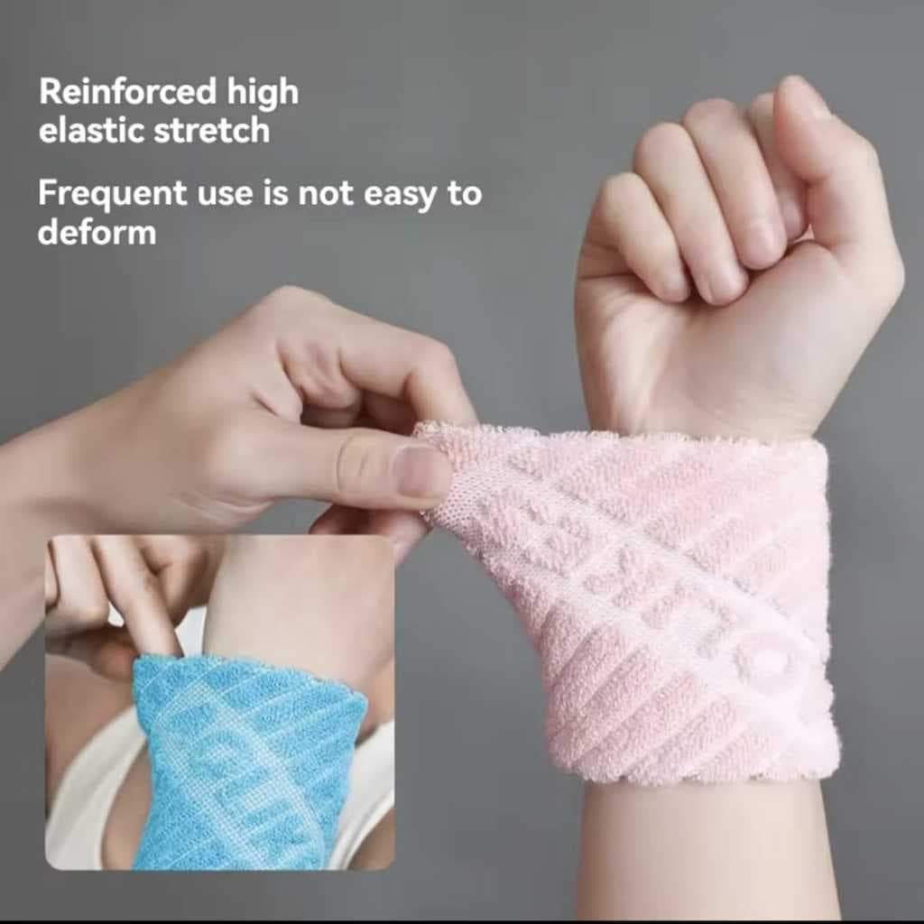 Wrist Band Guard WristBand Handuk Penyerap Keringat - Sweatband Pergelangan Tangan AOLIKES 0238