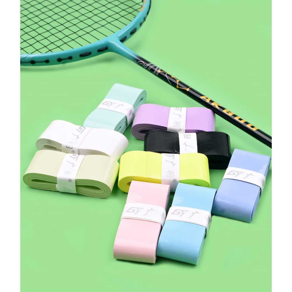 Grip Raket Badminton Bulu Tangkis Tenis Tongkat Pancing Anti Slip Silicone GY11