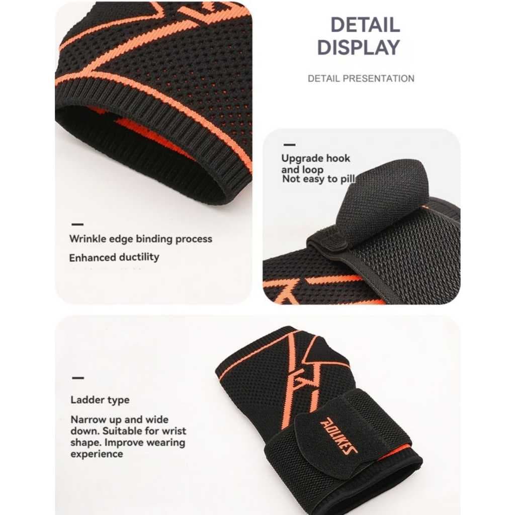 AOLIKES 8201 Wristband Hand Wrap Wrist - Pelindung Pergelangan Lengan Tangan Terkilir