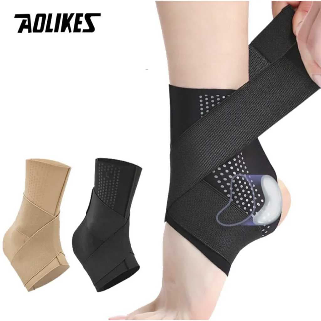 AOLIKES 7123 Pelindung Ankle Engkel Tumit Kaki Guard Ankle Pad Support Basket Futsal