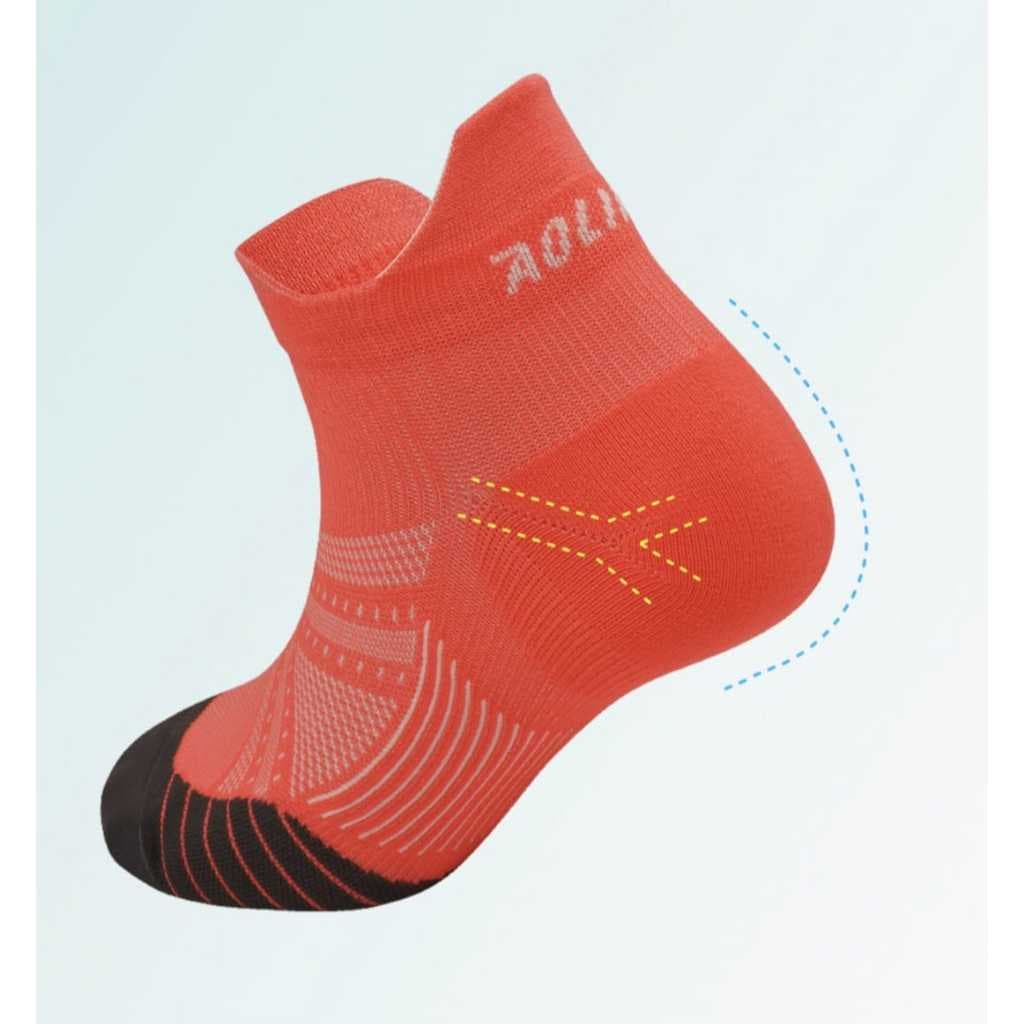 Kaos Kaki Pendek Futsal Sepak Bola Takraw Voli Sport ANTI SLIP Fox GRIP Socks Basket AOLIKES 4101 — gambar 5