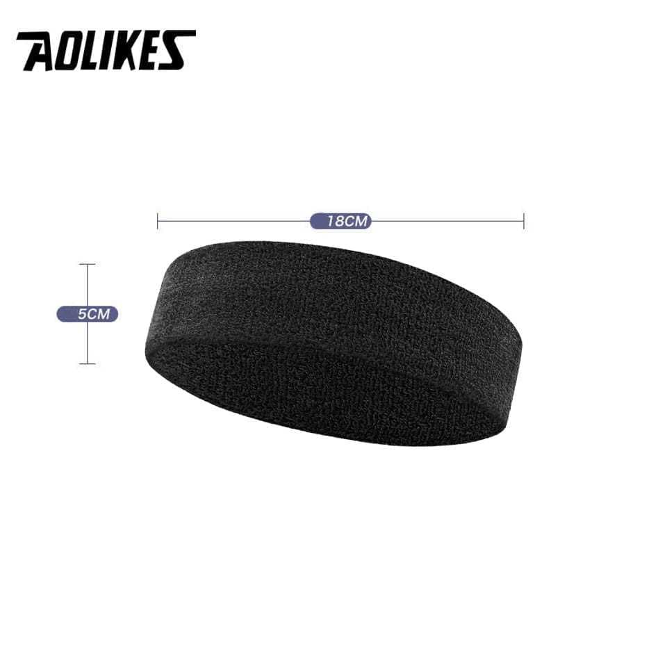 Headband Hairband Sport Running Head Band Pria Wanita Tenis AOLIKES 2106 Pengikat Kepala Bandana — gambar 5