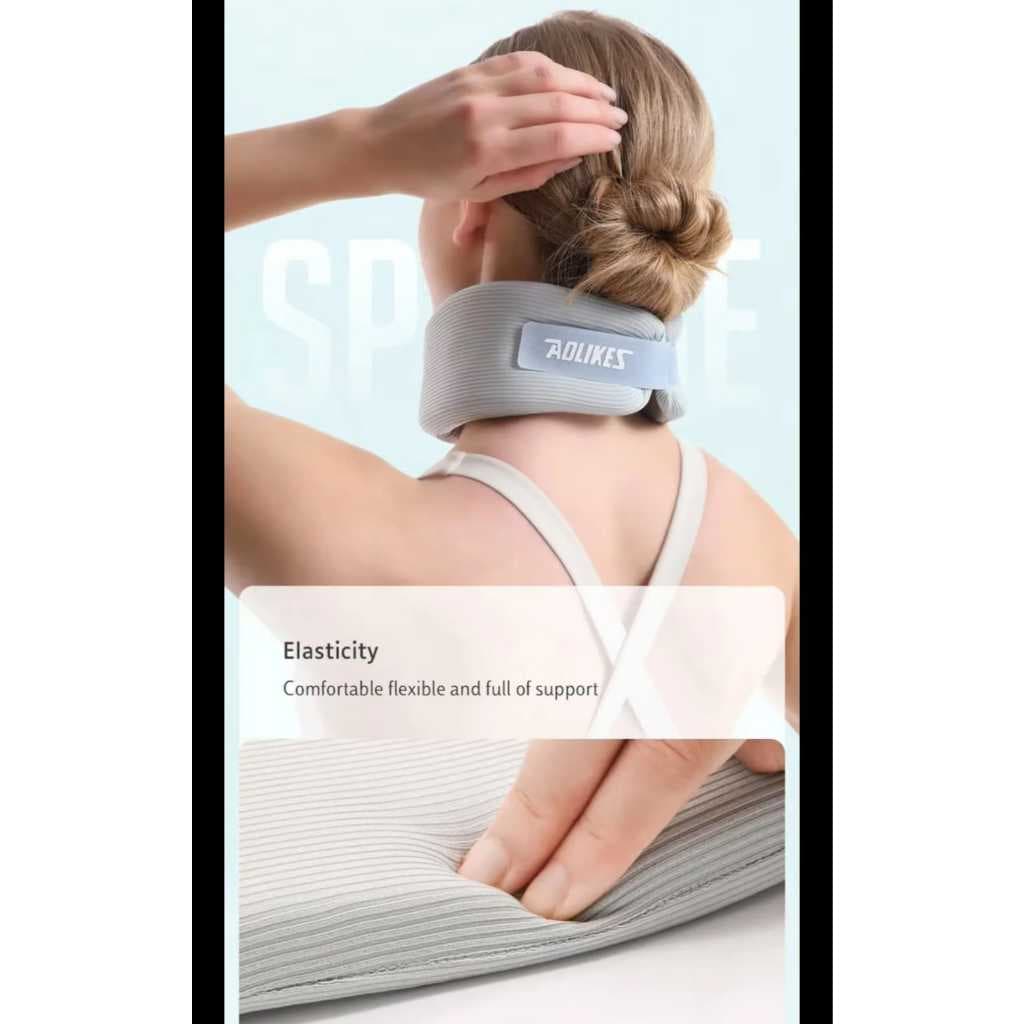 AOLIKES 1081 Soft Cervical Collar Neck - Penyangga Penahan Leher - Neck Brace Support