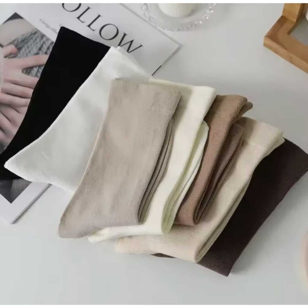 KK15 Kaos Kaki Wanita Pendek Womes Socks - Kaos Kaki Putih Wanita
