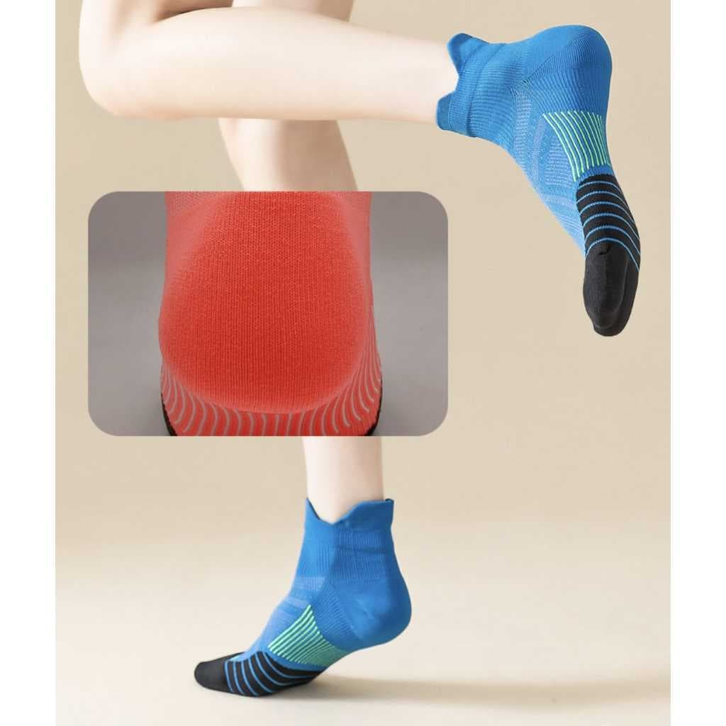 Kaos Kaki Pendek Futsal Sepak Bola Takraw Voli Sport ANTI SLIP Fox GRIP Socks Basket AOLIKES 4101 — gambar 3