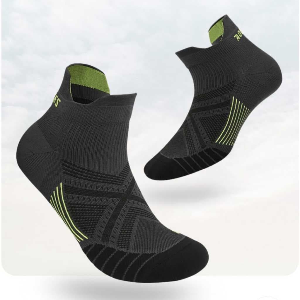 Kaos Kaki Pendek Futsal Sepak Bola Takraw Voli Sport ANTI SLIP Fox GRIP Socks Basket AOLIKES 4101 — gambar 2