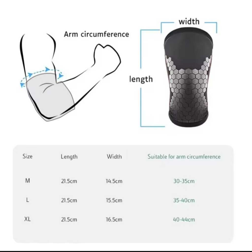 AOLIKES 7944 Pelindung Lengan Siku Deker Dekker Elbow Pad Olahraga Gym