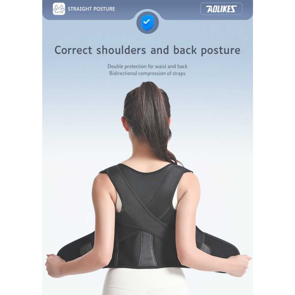 AOLIKES 3112 Penyangga Punggung Penegak Punggung Back Posture Corrector