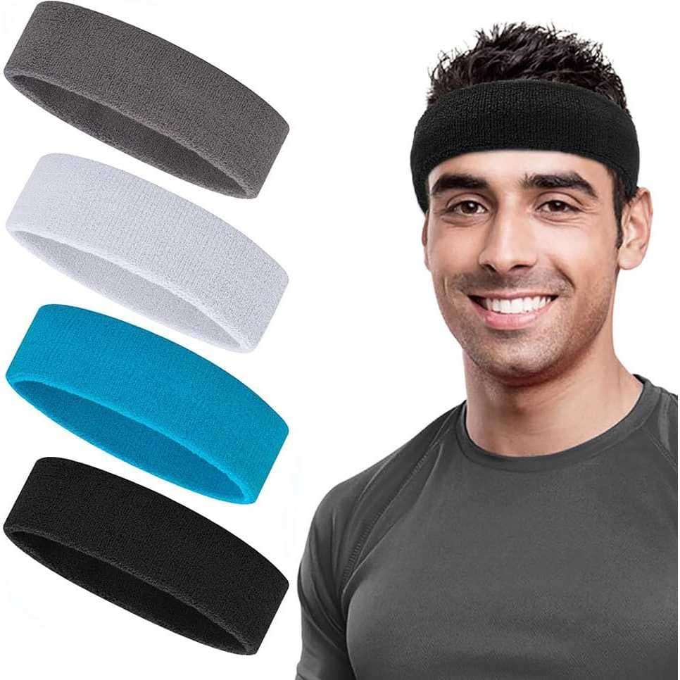 Headband Hairband Sport Running Head Band Pria Wanita Tenis AOLIKES 2106 Pengikat Kepala Bandana