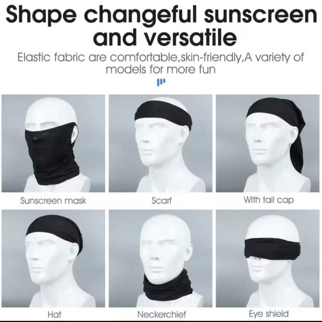 Masker Leher Pelindung Wajah Anti Debu UV - Masker Motor Balaclava - Masker Wajah Ninja Buff WBG