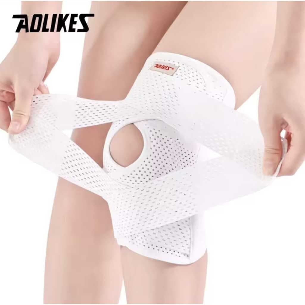 AOLIKES 7900 Knee Support Deker Pelindung Lutut Olahraga Terapi Lutut Penyangga Lutut Nyeri Cedera Lutut
