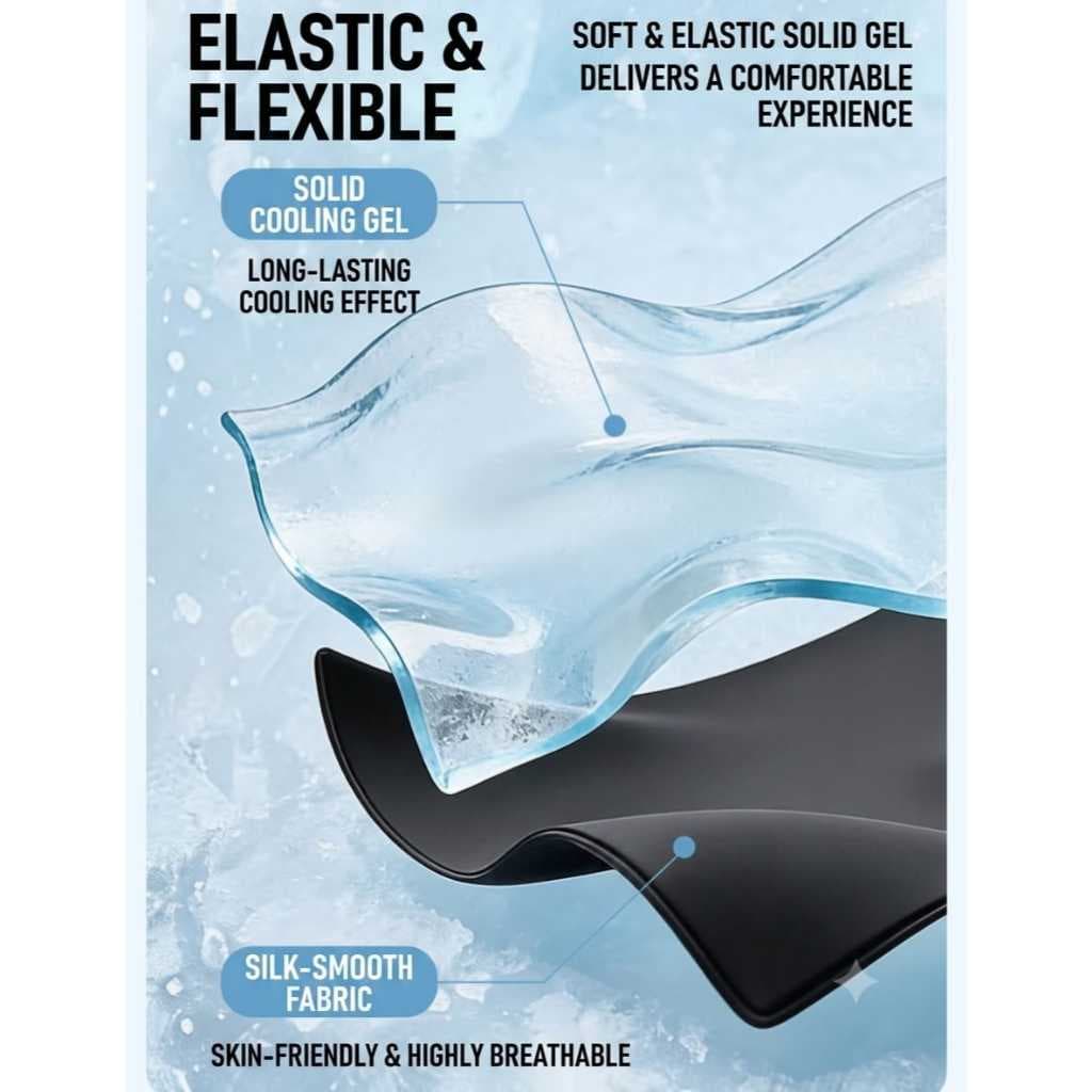 AOLIKES 3712 Penyangga Leher Neck Brace Support Gel Pad Gel Ice Pack Hot Kompres Cedera Otot Keseleo Terkilir